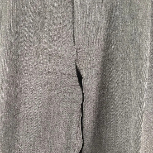 Brooks Brothers Dress Pants Men's 36x32 Grey 100% Wool Pleated Office Work - Picture 4 of 9